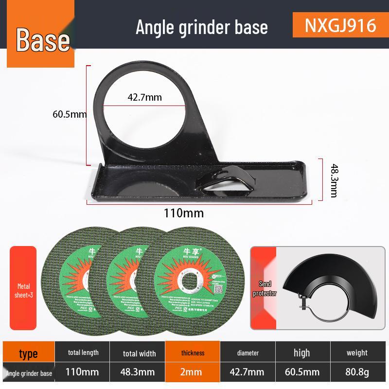 Angle Grinder Bracket & Dust Cover Conversion Tool