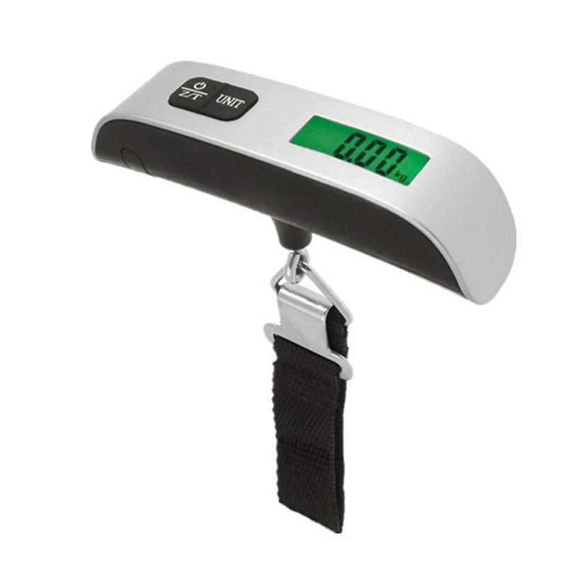 40kg/50kg 10g/100g Mini Digital Electronic hook scale Weighting Travel Luggage Scale Fish Hanging Hook Backlight 43% off