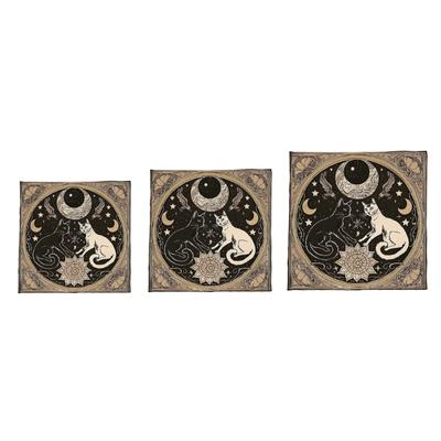 Divinations Tablecloth Card Mat Table Cover Astrological Oracles Pad Tarots Table Cloth Altars Cloth Board Game Pad