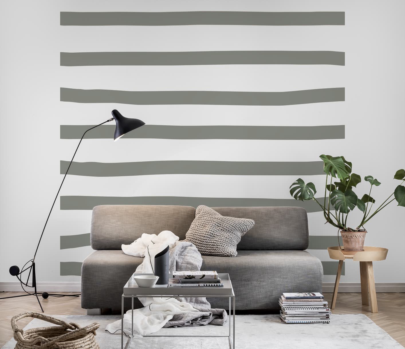 Гобелен с круглым узором и принтом в современном стиле — фото 20