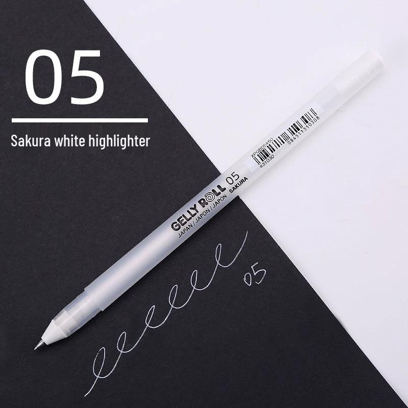 

Sakura Cherry Blossom Highlighter Pen - Professional Art & Anime White Highlight for Manga Sketching Japan Sakura highlighter pen