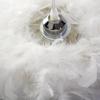 Lamp Shades Elegant Lampshade Feather Texture Soft Lighting Decors Elegant Lighting Accessories Suitable for Bedroom