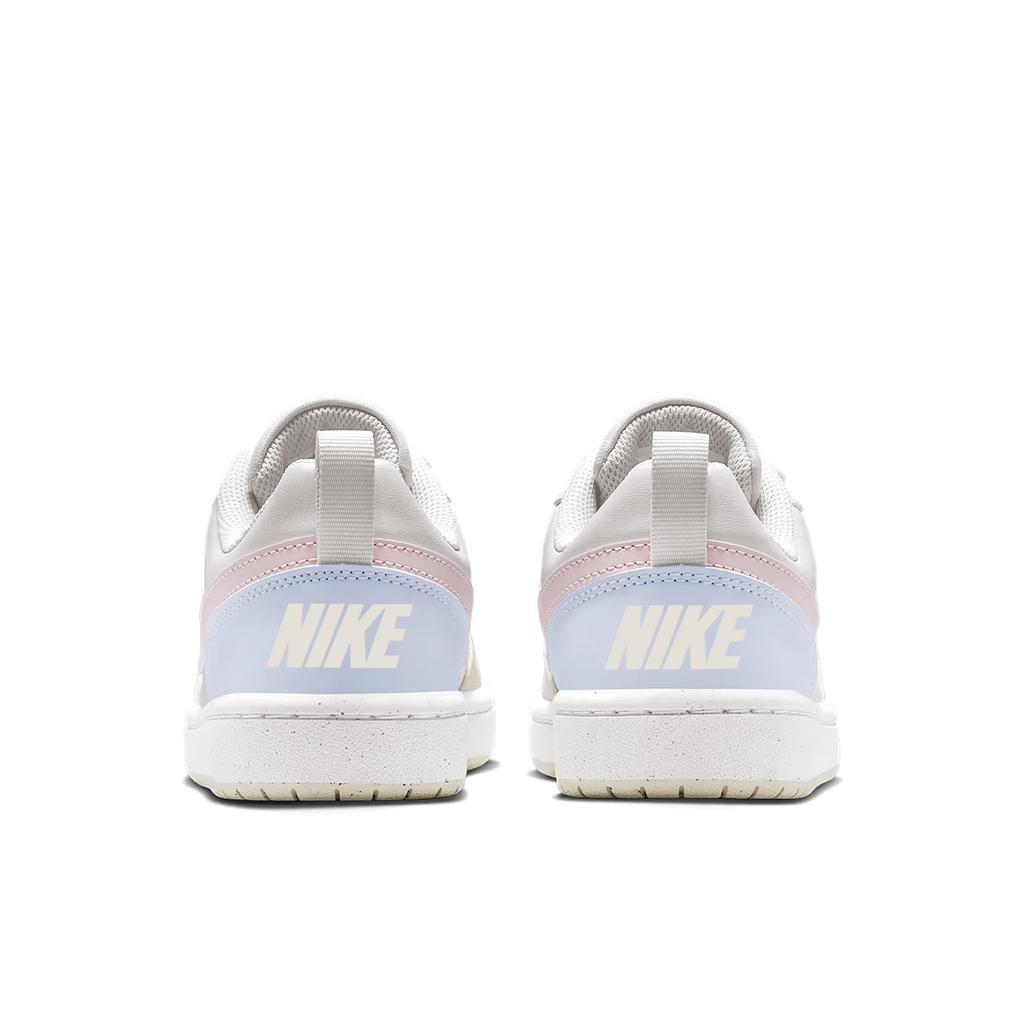 Nike Court Borough Abrasion Resistant Low top Skateboard Shoes Women's Blue Pink IB4701-141(Team1797-)