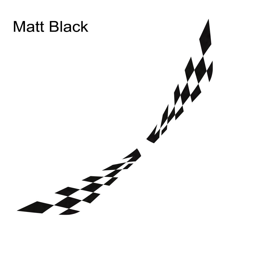 2 szt. Krata boczna drzwi samochodu naklejki foliowe winylowe dla Mercedes Benz Smart Fortwo W453 W451 wyścigi zawieszenie naklejka dekoracyjna