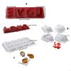 62KD Durable Silicone Molds For Unique Love Letter and Rings Cooking Delights