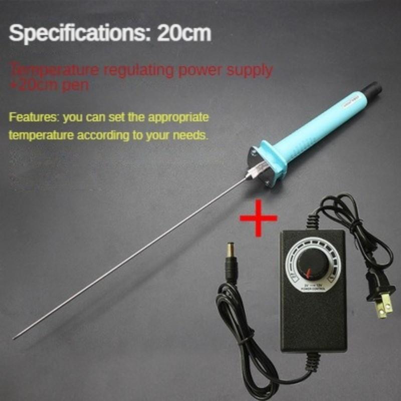 Blue Needle Type Electrothermal Foam Cutting Pen KT Board Engraving Pen Cutting Off Slot Shaped Punching Power Tool