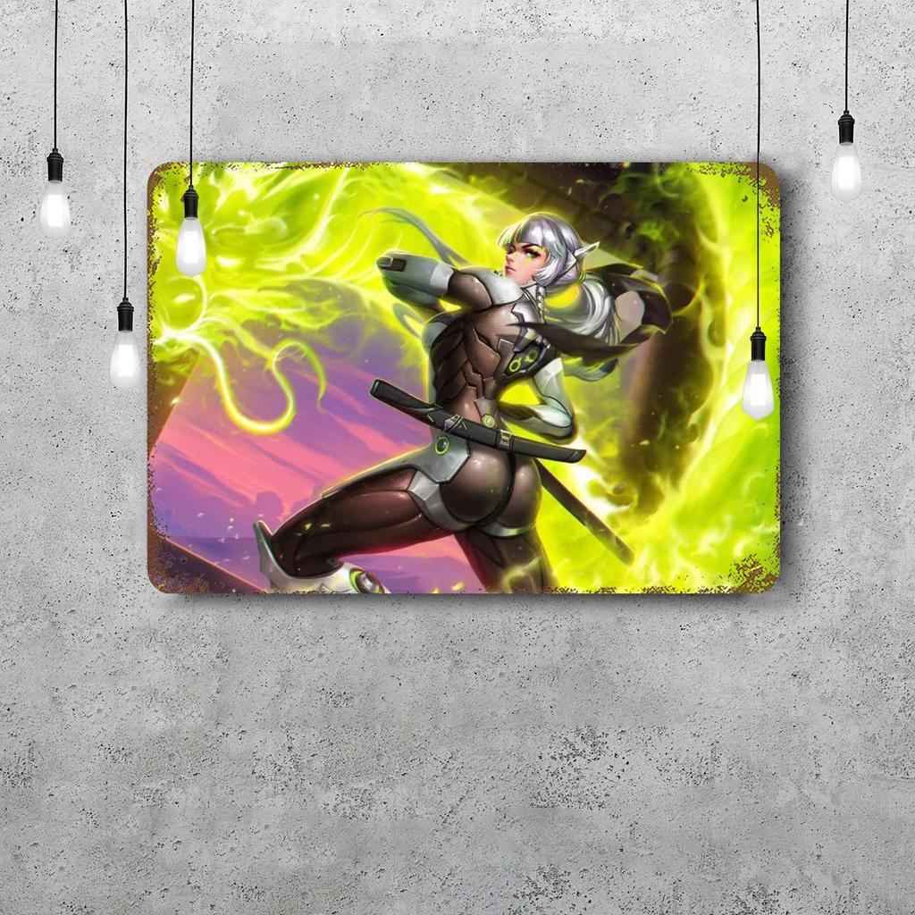 Overwatch Classic Poster Rusty Metal Plaque Retro Decorative Plate Bar Man Cave Garage Club Metal Sign Wall Decoration