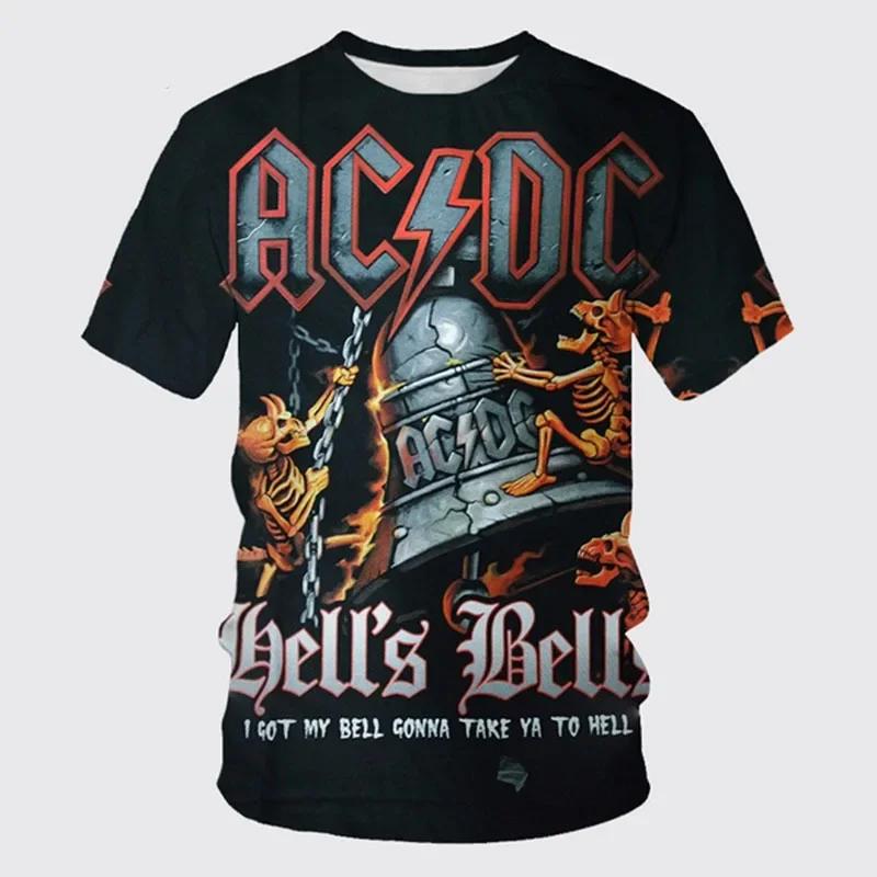 

Classic Metal Rock Band Summer Men s Short Sleeve T-shirt Mens O-neck Casual Tshirts 3d Prited Tops Fashion Streetwear For Men S