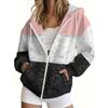 Autumn/Winter New Internet Celebrity Versatile Coat Fashion Girls' Hooded Women's With drawstring hood and cuffs,