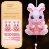Cute Festival Lantern Material Kits DIY Craft Cartoon Rabbit Lamps  Women