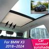 2x Sunroof Sunshade for BMW X3 G01 2018 2024 Roof Sunscreen Heat Ulation Cover Car Sunroof Sunshade