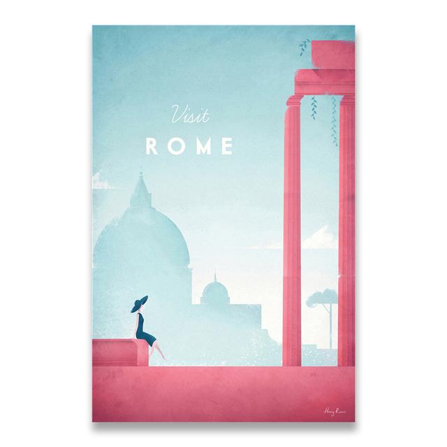 Famous World Travel Rome Poster Spain Attractions Canvas Painting Wall Art Posters and Prints Pictures For Living Room Decor No Frame