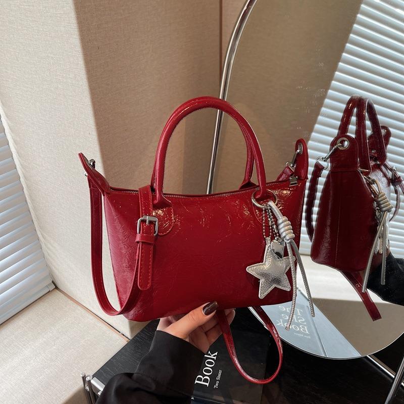 Small Bag Women's New Fashionable Versatile Messenger Bag High-end Sense Portable Small Bag Dumpling Bag