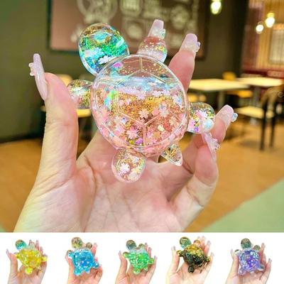 Turtle Ornament Lightweight Glow In Dark Shiny Turtle Figurine 30 Minutes After Light Exposure Glowing Statue Keychains Home Decor