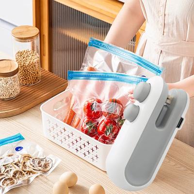Mini Handheld Heißsiegelgerät für Beutel Kunststoff Lebensmittelverpackung Siegelgerät Clip-on Beutel Siegelgerät Tragbares Lebensmittelverpackungs Siegelgerät