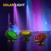 Solar Powered Pond Lights Solar Underwater Pond Lights IP68 Waterproof Submersible LED Lights for