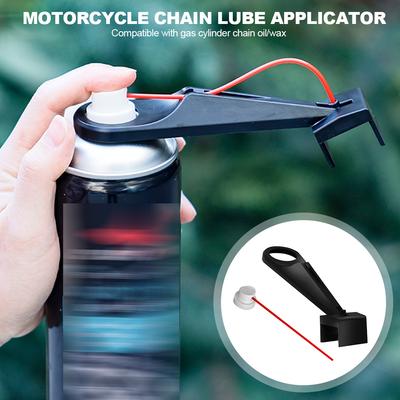 Motorradkettenöler Applikator Spritzfrei Kettenspray Kettenschmierstoff Kettenschmierer Kette Reiniger Aufsatz Motorradkettenöler Spray Getriebe Motorrad Werkzeuge