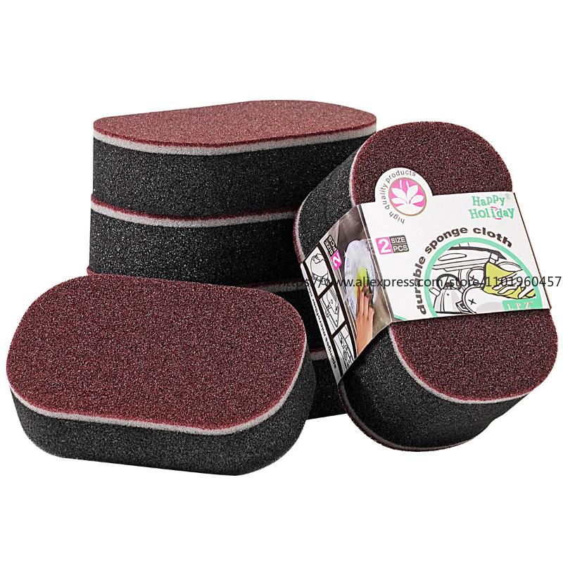 High-Density Sponge Scrubber Magic Cleaning Tool For Kitchen Chores Dishwashing Pot Bottom Grime Stain Removal Sponge