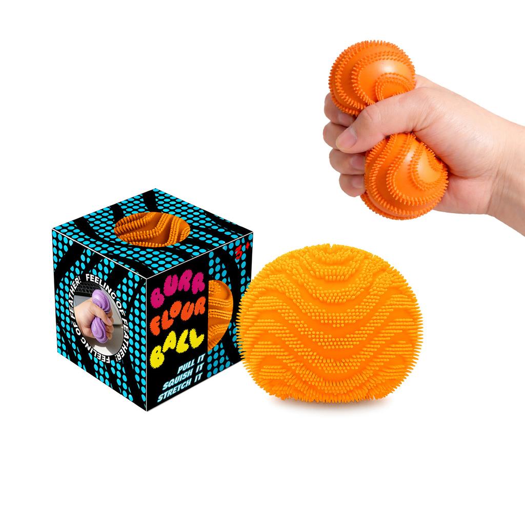 Hot Burr Flour Ball Soft Fluffy Squeeze Toys Anti-Anxiety Squishy Ball Portable Office Relaxing Gift