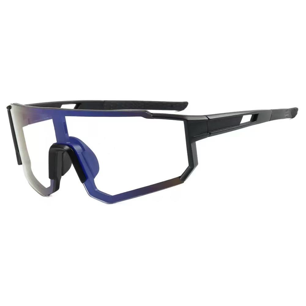 New sports glasses, bicycle outdoor color-changing riding glasses, men's and women's running windproof sunglasses