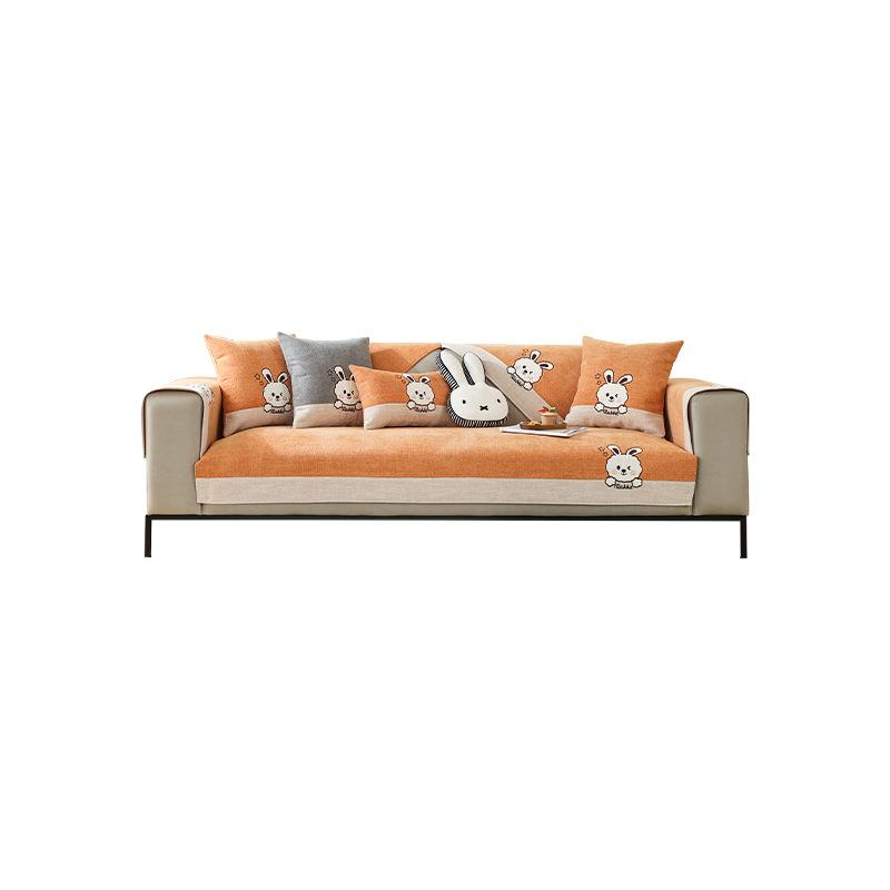 Chenille Sofa Cushion Four Seasons Universal Simple Modern Cartoon Non-Slip Seat Mat All-Inclusive Sofa Cover Blanket Cover Towel