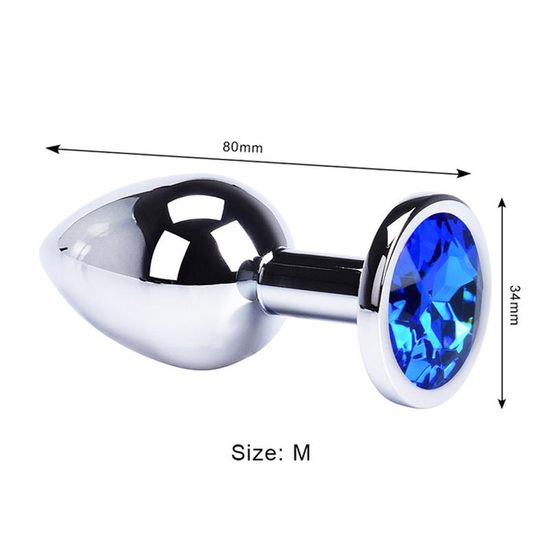 Sex Vibrator Metal Anal Toys For Women Adult Sex Products Men Butt Plug Stainles Steel Anal Plug Sex-toy Anal DildoToys 7