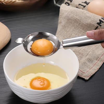 Separador de Clara de Ovo Ferramentas de Aço Inoxidável Filtro de Gema de Ovos Gadgets Acessórios de Cozinha Funil Separador Colher Divisor Utensílios