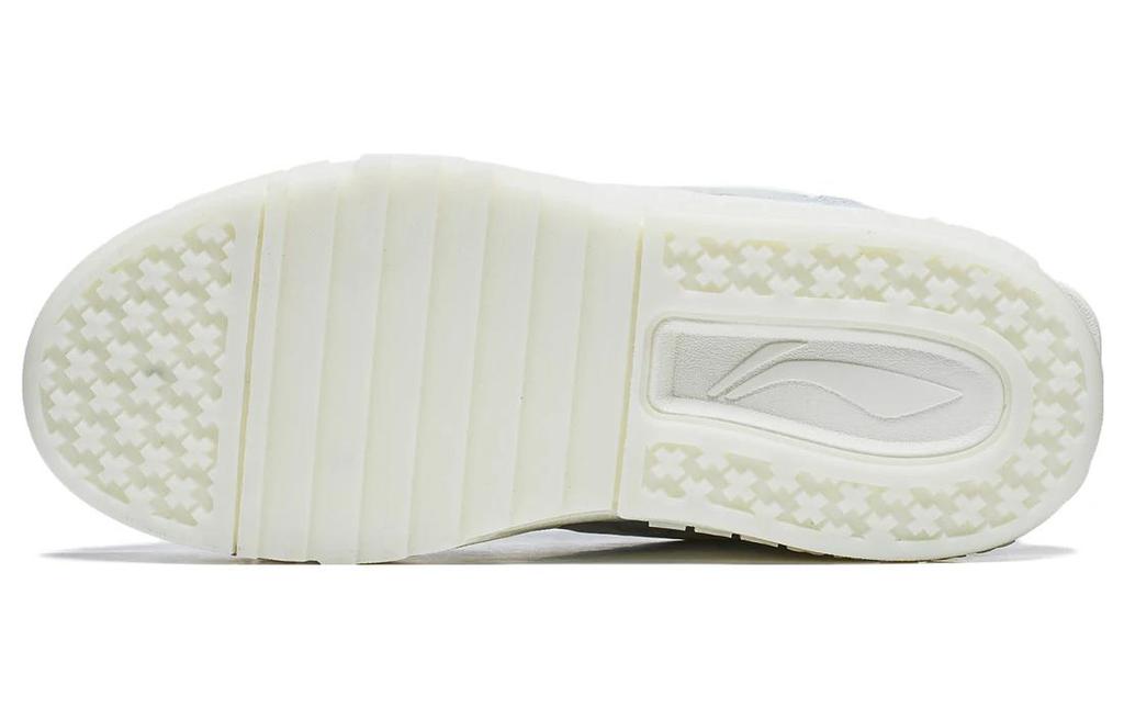 Disney X Li Ning 001 UNBLOCK Slip Resistant Abrasion Resistant Low Top Skateboard Shoes Men's White Blue AGCT091-1