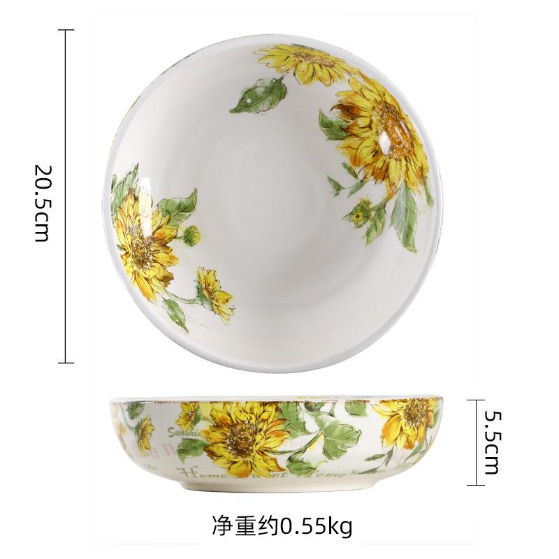 Pastoral 10.6-inch Steak Ceramic 8-inch party setting
