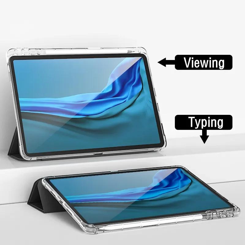 Průhledné pouzdro pro Huawei Matepad Air 11.5 Pro 11 2023 SE 10.4 T10S Kryt pro tablet Huawei Honor Pad 8 7 6 X6 X8 V6 X9 X8 Pro