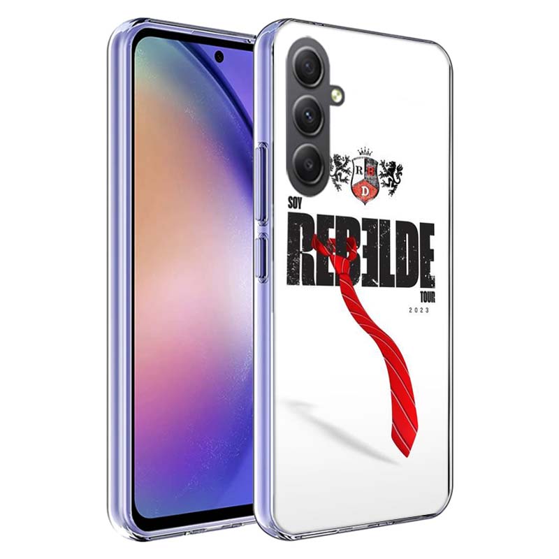 F-Fashion RBD R-Rebelde Cover For Samsung A54 A34 A24 A14 A53 A33 A23 A13 A52S A32 A22 A12 Phone Galaxy A03 A04 A02S A42 A73 TPU