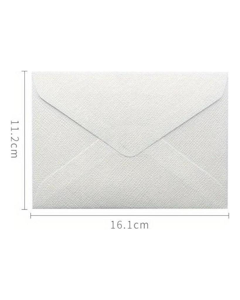 10pcs Vintage Linen Envelopes DIY Postcard Wedding Invitation Card Cover Gift Wrap Envelopes Korean Stationery Office Supplies