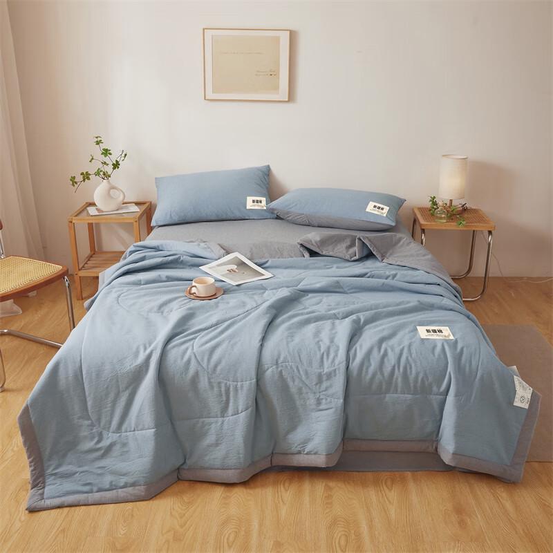 Yarn-Dyed Washed Cotton Summer Quilt