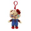 Hello Kitty Chucky Plush Keychain Key Ring, Cute and Fun Halloween Gift for Kids (12cm)