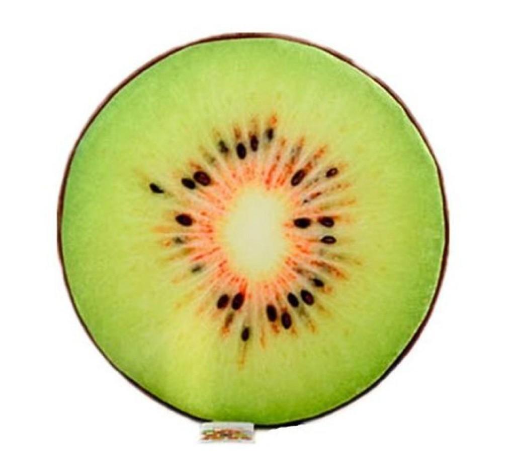 Fruit Slice Cushion With Vibrant Print And Fluffy Plush Material For Living Room And Bedroom Relaxation