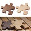 Creative Wooden Coasters Table 0cm Jigsaw Puzzle Design Placemats Decor Drinkware Tea Coffee Cup Pad