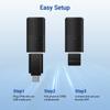 Mini Car Wireless Carplay Adapter Wired to Wireless Carplay Dongle for iPhone