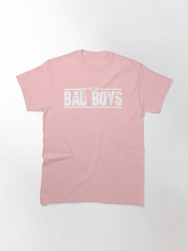 Bad Boys Bad Boys For Live - White Logo Classic T-Shirt