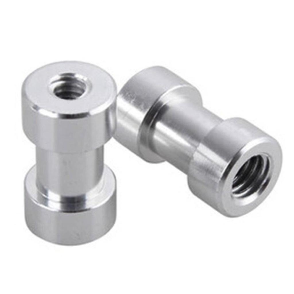 Photography Adapter: 1/4 To 3/8 Female To Female Screw Converter for Tripods and Light Stands