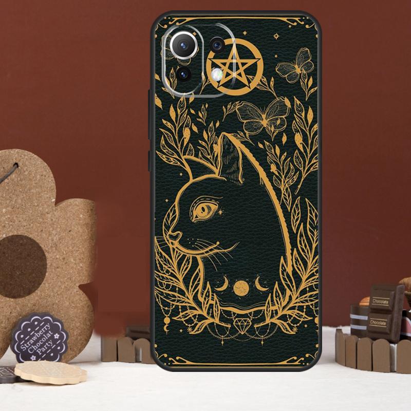 Witch Cat Case For Xiaomi 15 14 Ultra 13T 14T 15T 17 Pro Max POCO X7 Pro X5 X6 F5 F6 F7 F8 Ultra Cover