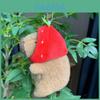 Delightful Plush Capybara Keychain Ultra Soft Cute Animal Pendant For Keyring