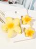 3 Pcs Hawaiian Hair Claw Clip for Women,Flower Marble Vein Hairpin Barrette Summer Vacation Beach Cute Fashion Hair Accessories