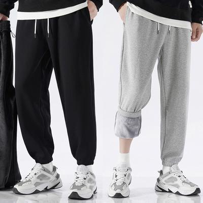 Pantaloni termici da uomo autunno inverno palestra pantaloni spessi streetwear flessibili più pantaloni casual in velluto pantaloni sportivi pantaloni della tuta per uomo