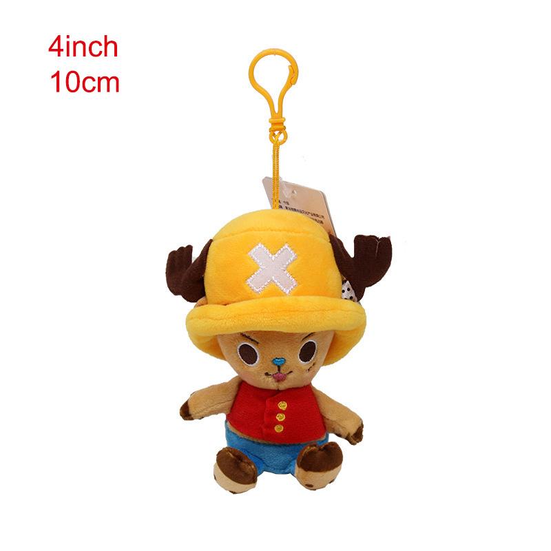 One Piece Plush Toy Luffy Chopper Ace Roronoa Zoro Anime Stuffed Peluche Doll Pendant Kids Xmas Gifts