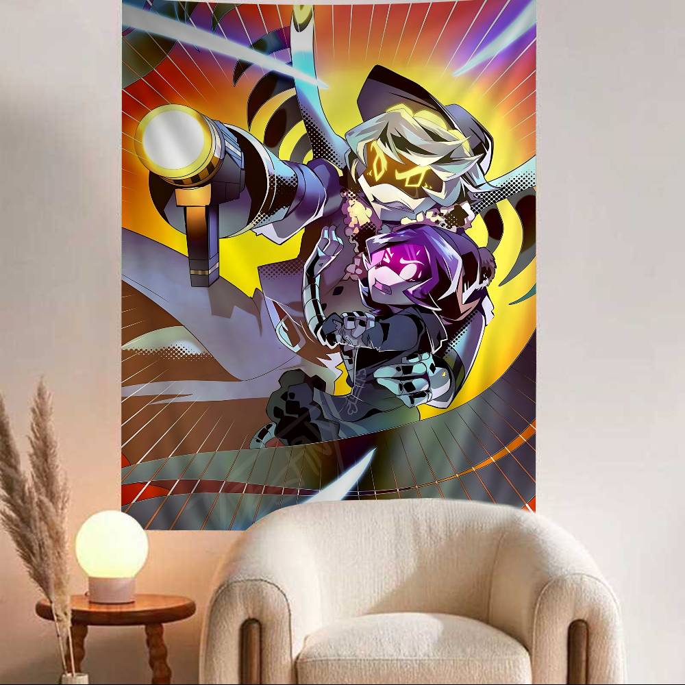

MMurder DDrones Game Colorful Tapestry Wall Hanging Hippie Flower Wall Carpets Dorm Decor Wall Art Decor 74x94cm(29x37in)