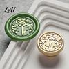 Gift Wrapping Wax Stamp Brass Seal Head Vintage Key Pattern Embossed Sealing Decorative Head for Envelope Journal Packaging Invitation Crafting