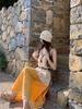 Bohemian Korean-Style Tassel Camisole Dress & Layered Lace Cover-Up Set for Women (Summer)
