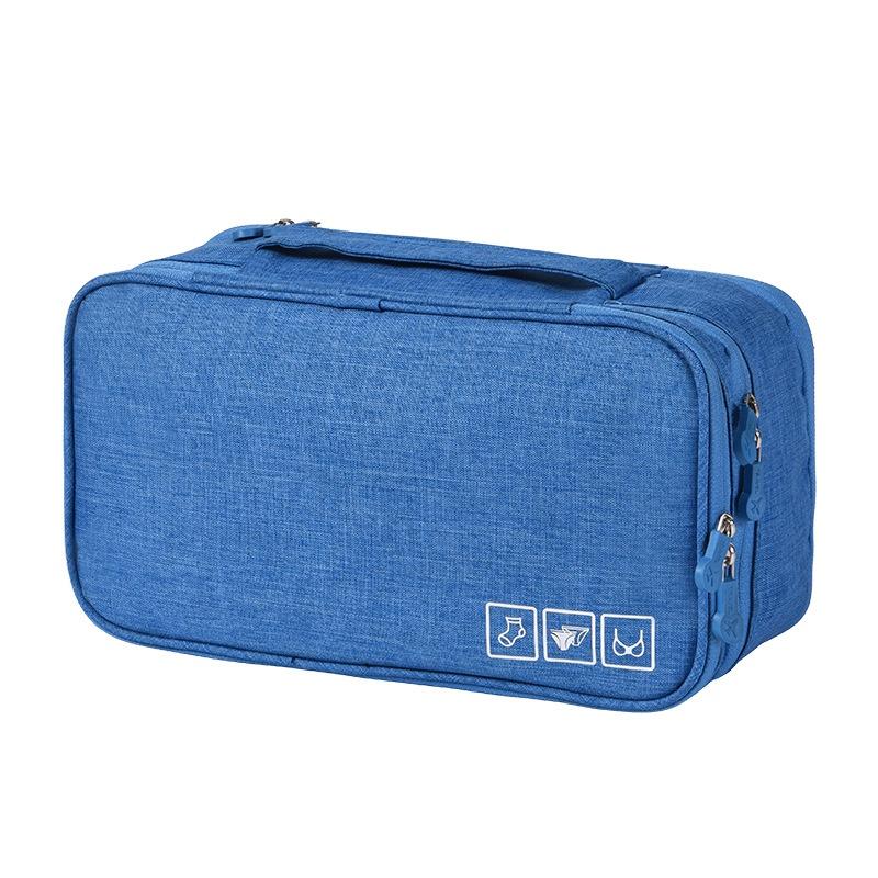 Multifunctional Toiletry Organizer Underwear Bra Finishing Bag Space Saver High Capacity Cosmetics Bags Waterproof Travel Box