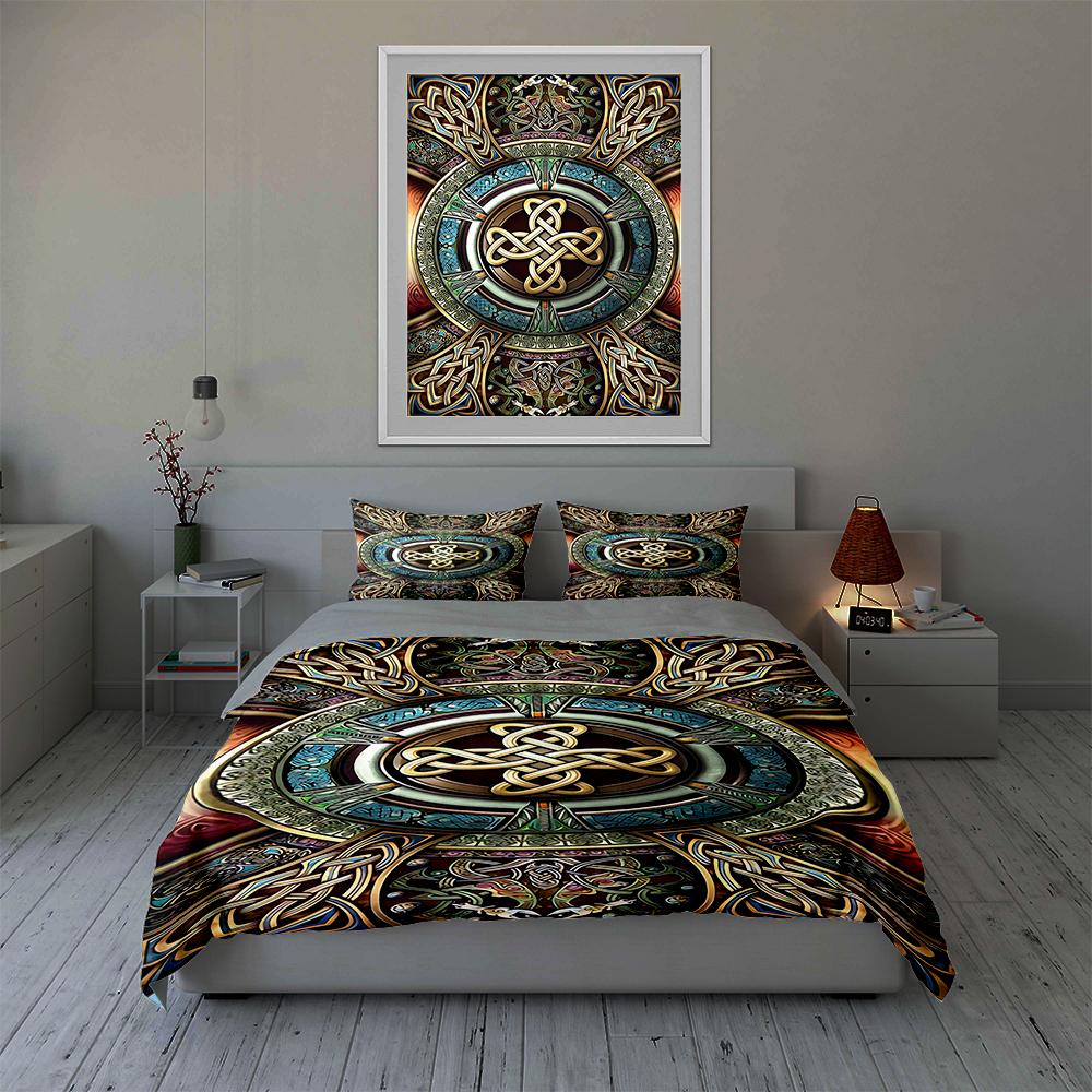Intricate, geometric, ornate. Bedding Duvet cover sets Duvet covers Pillowcases gifts (1 * Duvet Cover 2 * Pillowcases, without duvet insert)