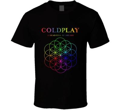 Heißes Alternative Rock Musik Coldplay A Head Full Of Dreams Konzert T-Shirt